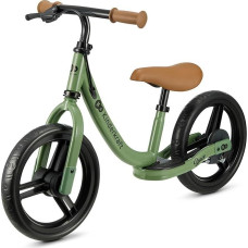 Kinderkraft SPACE2 Balance Bike, Learning Wheel, Children's Balance Bike, Height-Adjustable Saddle, 12 Inch Wheels, Metal, from 2 Years, Modern Design
