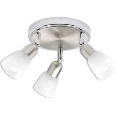 Sofija 3 šviesos lubų prožektorius Apdaila: Satin Chrome / Chrome
