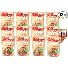 Italian Gourmet Bundle Extra Granola Mandeln Cashews & Samen 12x 375g + Italian Gourmet Polpa Gratis – Knuspriges Frühstücks-Müsli mit Nüssen und Saaten, Granola für Milch, Joghurt, Bowl