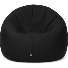 „Patchhome“ sėdimoji pūslė, 2-in-1 sėdimoji pagalvėlė, grindų pagalvėlė suaugusiems ir vaikams, žaidimų pagalvėlė su užpildu, fotelis (skersmuo 100 cm, juoda)