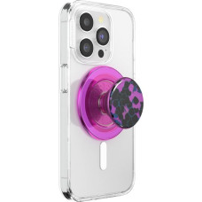 PopSockets Phone Grip for MagSafe with Kickstand, Magnetic Stand, Swappable Top, Secure Hold for iPhone MagSafe Cases, Phone & Tablet Grip - Purple Prism