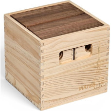 MATZBOX Montessori Creative Toy Made of Wooden Building Blocks - Excellent Premium Toy from 1 to 7 Years - Versatile Building Blocks & Boxes for Free, Long-Lasting Play, Sustainable Gift