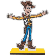 „Crystal Art Buddies“ originalus deimantų tapybos rinkinys, „Woody“ iš „Toy Story“, dervos deimantai, kūrybinis rinkinys vaikams nuo 6 metų su mediniu stovu, 11 cm
