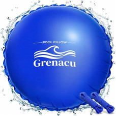 Poolkissen Winter ∅400cm Luftkissen Pool für Stabile Poolabdeckung | Poolkissen Rund mit Doppelventil Extra Durable PVC Luftkissen Pool Inkl Befestigungsseil & Reparaturflicken