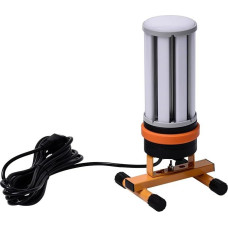 Construction Site Projector LED 45W Portable LED Spot Construction Site Ultra Bright 5400LM Lighting 360° IP64 Waterproof (Milky 5400lm)
