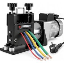 60 W Automatic Stripping Tool - 6 Holes Cable Peeling Machine, Electric Stripping Machine for Cables from 3-17 mm, for Copper Wires, Aluminium Wires, 5 Wires at the Same Time Stripping