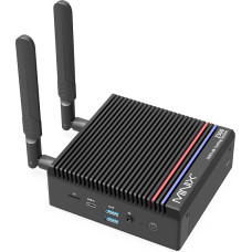 „MINIX“ ventiliatoriaus neturintis „Windows 11 Pro“ mini kompiuteris, „Intel“ 12-osios kartos N300 procesorius, „NEO Z300-0dB“ 16 GB DDR4, 512 GB M.2 PCIe Gen3 x 4 SSD mikro stalinis kompiuteris, 4K dviejų ekranų palaikymas / 2,5G LAN, skirtas verslui, na