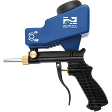 SW-Stahl Pneumatic Sandstrahl - Gun, Professional Model All, 25070L | Robust ABS housing with 600 ml container, powerful up to 8 bar for corundum, ideal for sheet metal processing and bodywork