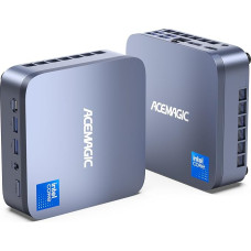 „ACEMAGIC M5“ mini kompiuteris, „Intel i9-14900HX“ (24C/32T), 32 GB DDR4, 1 TB NVMe SSD | Mini kompiuteris su „Windows 11 Pro“, „Wi-Fi 6“, 4K UHD, „Type-C“, 24 MB L3, 55 W TDP, skirtas programavimui, kūrybiniam dizainui ir žaidimams