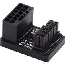 12VHPWR ATX3.0 PCI-E 5.0 Power Modular Adapter Male to Female Down Angle 360 Degree for 4080 5090TI 16Pin 12+4P Graphics Card