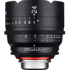 „Xeen“ 15024t1.5pl T1.5 kino objektyvas, jungtis 24 mm, juodas