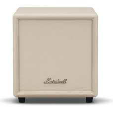 Marshall Heston Subwoofer Sub 200 - Tiefer Bass für TV, Filme und Musik | Bluetooth LE und RCA Mono Konnektivität - Creme