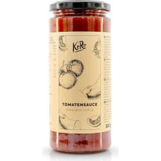 KoRo - Tomato Sauce Aubergine 530 g - Fruity Tomato Sauce with Fine Aubergine Chips - Made in Italy - Delicious with Pasta and Pizza