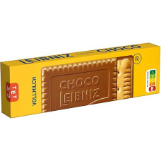 LEIBNIZ Choco Whole Milk 125 g Crispy Butter Biscuits Embedded in Delicate Milk Chocolate (1 x 125 g)