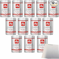 „illy Espresso Regular Roast“ 250 g nesumaltų kavos pupelių, 12 vnt. pakuotė