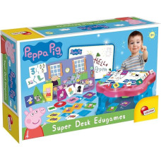 „Lisciani“ „Peppa Pig“ vaikų stalas su mokomaisiais žaidimais, skirtas vaikams nuo 2 metų