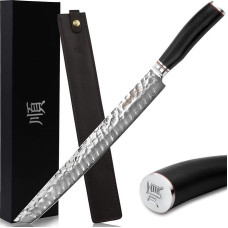YOUSUNLONG „Ultimate Sujihiki“ pjaustytuvas, 33 cm – damaskinis mėsos peilis