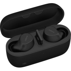 Jabra Evolve2 Buds True Wireless In-Ear Bluetooth with Active Noise Cancellation, MultiSensor Voice Technology and Wireless Charging Pad - for MS Teams and All Popular Meeting Apps - Black