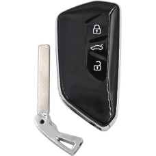 Key Shell Remote Control Compatible with Volkswagen Golf 8 Seat Leon Tarraco Ateca Skoda Octavia Cupra Formentor Leon Cover Replacement Housing 2 Buttons Repair Replacement Key Blank Smart Key