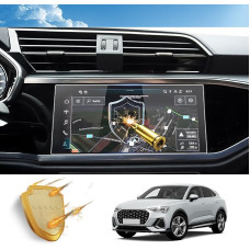 Coleya Navigation Screen Protector Compatible with Audi Q3 F3 2019-2024, Audi Q3 Tempered Glass Screen Protector, 9H Anti-Scratch GPS Screen Protector (8.8 Inches)