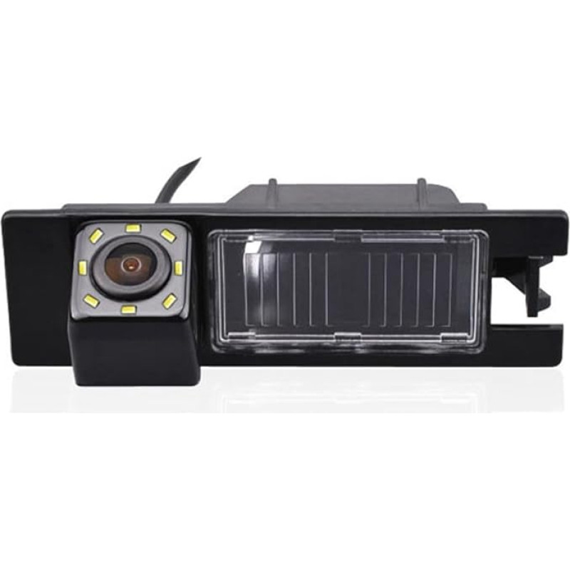8 LEDs Night Vision Parking Camera HD Reversing Camera Replacement for Opel Vectra C/Astra H/Corsa D/Zafira B/Tigra Meriva A/Insignia/Opel Insignia Tourer/Opel Vauxhall Signum/Fiat Grande Punto/Fiat