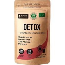 Bio Detox Smoothie Powder with Healthy Spirulina, Atlantic Dulse and Barley Grass Juice Powder, Premium Quality, Superfood from Europe