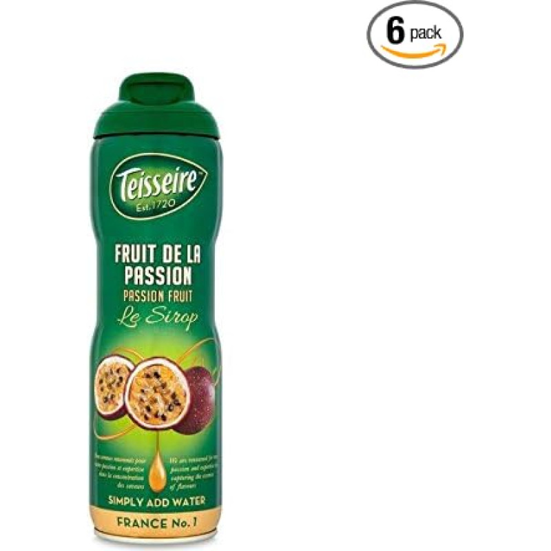 Teisseire Passionsfrucht 600 ml (6 pakuočių)
