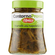 D'Amico Il Contorno Pronto Friarielli Alla Napoletana Neapolietiški brokoliai 290 g, 3 vnt.