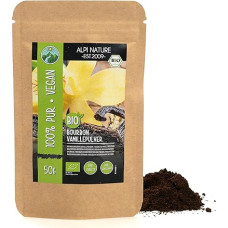 Ekologiška Burbono vanilė (50g), ekologiška malta vanilė, 100 % gryna ir natūrali vanilė iš kontroliuojamų ekologinių augaviečių Burbono ankščių.