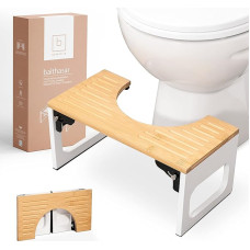 BENKSTEIN Suaugusiųjų tualeto taburetė - Medinė tualeto taburetė - Tualeto taburetė - Tualeto taburetė 