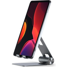 SATECHI R1 Aliuminio daugiaanglis planšetinio kompiuterio laikiklis - skirtas M2/ M1 iPad Pro/iPad Air, iPad Mini, iPhone 16/15/14/13/12 (Space Grau)