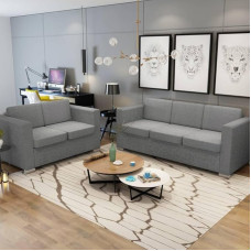 DYRJJDJWIDHW Lauko terasos komplektas, Lauko baldų komplektas, Karalienės miegamoji sofa, Dviejų dalių sofos komplekto audinys Šviesiai pilka sofa, Honbay sekcinė sofa, gnixuu sekcinė sofa, Love Sac sofa