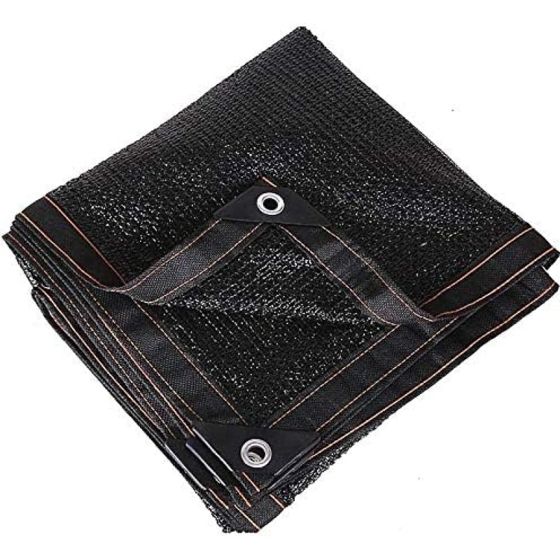 MayGreeny 90% Shade Net, Water-Permeable Awning with Eyelets, Rectangular Sun Protection UV Protection for Balcony, Patio, Garden, Plant, Greenhouse, Barn, Outdoor, Yard Roof (3 x 3 m)