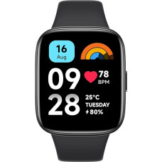 Xiaomi Redmi Watch 3 Active Black, LCD Display, 1.83 Inches, Bluetooth, 100 Sports Modes, Fitness Tracker, Waterproof 50 m, Up to 12 Days Battery Life