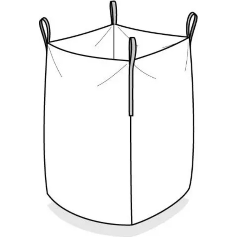 Gsg24 BIG BAG atviras maišas išbandytas sertifikatas 90x90x130cm 1000kg