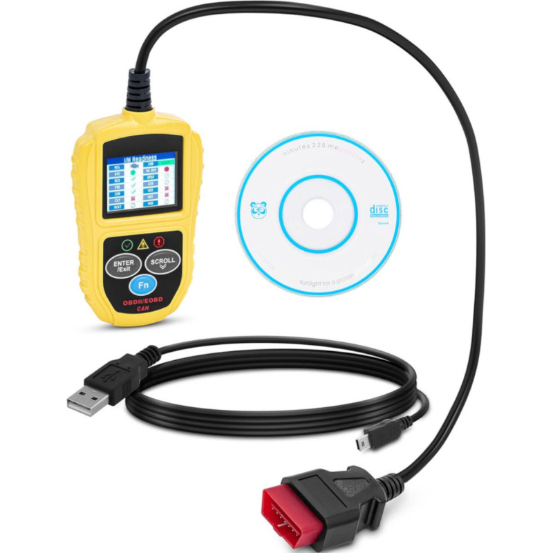 MSW Automobilių diagnostikos skeneris OBD2 8-18 V VIN / ID / CVN / PCM / ECU
