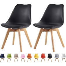 mcc direct Valgomojo kėdės 2 virtuvės kėdės Biuro kėdės Dizainerio kėdė 