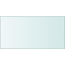 Keičiamasis stalo stalviršis, marmurinis stalviršis, stiklinis stalviršis valgomojo stalui, kavos staliukui, sodo stalui, grūdintas marmurinis stiklas, skaidrus, 50 x 100 cm