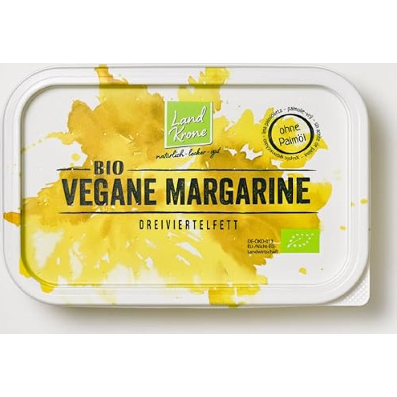 Organic Vegan Margarine - Three-Quarter Fat Margarine 12 x 250 g
