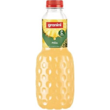 Granini Ananas Saft, 100 aukščiausios kokybės ananasų sulčių, 1 litro PET flakonas, 12 pakuočių (2 Kisten à 6 Flaschen)