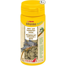 sera Viformo Nature 50 ml (33 g) - Tablet Food for Catfish with 4% Gammarus and Vitamin-Rich Seaweed, Food Tablets Aquarium
