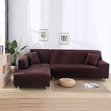 Sofos užvalkalai, L formos ištempiami sofos užvalkalai, neslystantis sofos užvalkalas naminiams gyvūnėliams Vaikų sofos užvalkalas Baldų apsauga - svetainė Kavos kambarys 2+2 vietos (2+2 vietos)