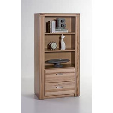 Exsopo Tabea Shelving Unit in Oiled Heartwood Beech Partially Solid 6334