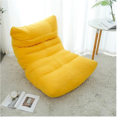 Lounge Chair Lazy Floor Sofa Accent Bean Bag Couch for Living Room Corner Chair Miegamojo kambarys Salonas Biuro Lazy Sofa Kėdės Geltonos spalvos