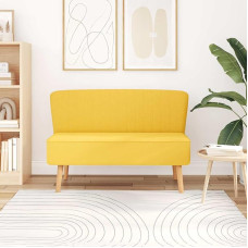 2-vietė sofa Gelb Stoffpolsterung Holzrahmen 117x55,5x77 cm Modelis244074