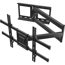 BONTEC TV Wall Mount with 1040 mm Extra Long Articulated Arm for 32-75 Inch LCD/LED/OLED Flat Screens up to 60 kg, Tiltable, Swivel and Rotate, TV Mount, Max. VESA 600 x 400 mm