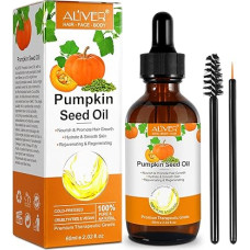 Moliūgų sėklų aliejus plaukams (60 ml) 100 gryno ekologiško moliūgų sėklų aliejaus, puikiai tinkančio sausiems ir pažeistiems plaukams drėkinti ir atkurti - naudoti plaukams ir odai (60 ml)