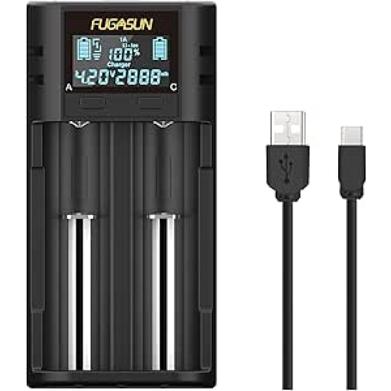 21750 21700 įkroviklis, išmanusis LCD 18650 baterijų įkroviklis 21750 21700 baterijų įkroviklis 18650 įkroviklis, skirtas 20700 22700 26650 26700 14500 16340 (RCR123) baterijoms su PC B apsaugine plokštele