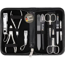 Drei Schwerter | Išskirtinis 10 dalių manikiūro, pedikiūro, manikiūro ir nagų rinkinys, aukštos kokybės: Pagaminta Solingene (787200)