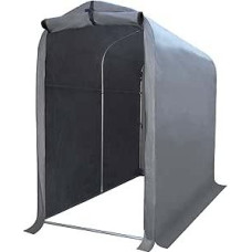 Kaplerio dviračių garažas: Plieninis rėmas, PE brezentas, atsparus oro sąlygoms ir žiemai, rakinamas, skirtas 2 dviračiams, elektriniams dviračiams, motociklams